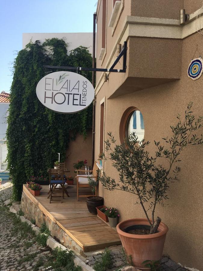 Hotel Elaia Tenedos Exterior foto